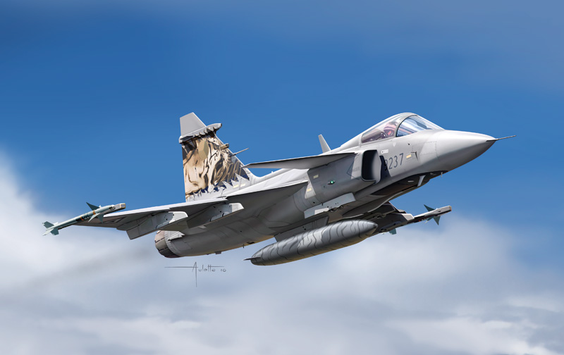 JAS 39 GRIPEN Italeri 1306