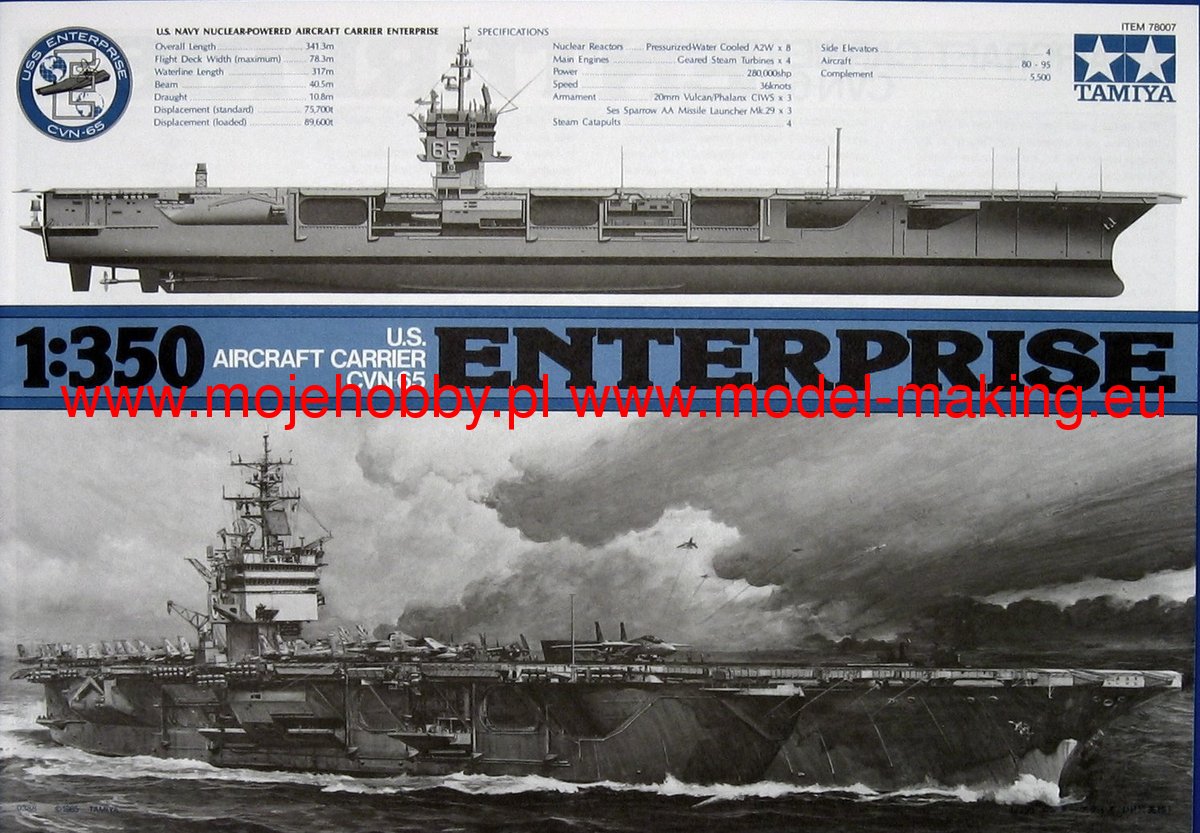 Uss Enterprise Aircraft Carrier Tamiya