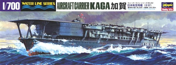 WL202 IJN Aircraft Carrier Kaga Hasegawa 49202