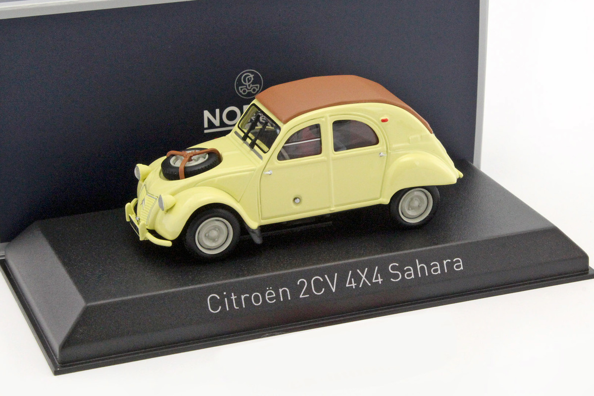 Citroen 2cv 4x4 1961 Panama Yellow Die Cast Model Norev