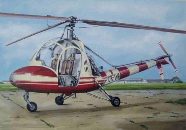 HC-2 Heli Baby helicopter AZ-Model CZ01