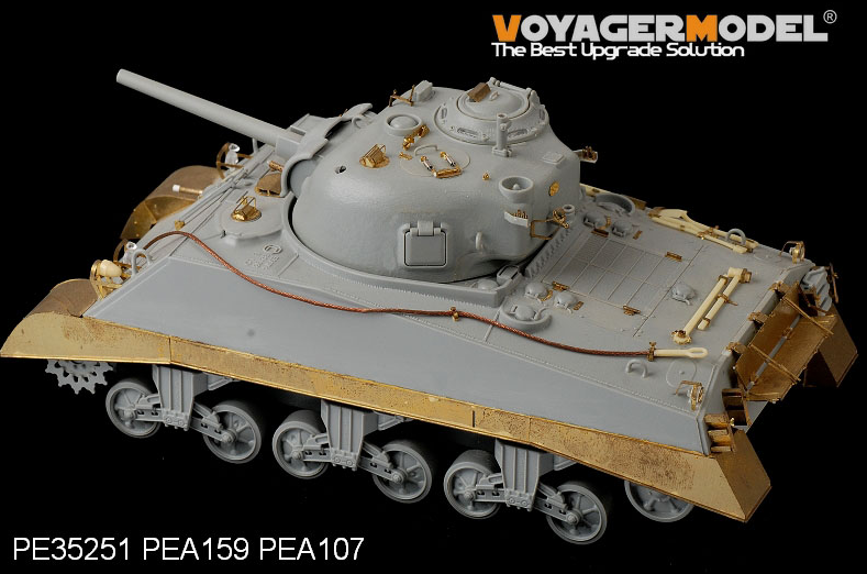 WWII USMC M4A2 Mid Tank Late Version PTO VoyagerModel.Co.Ltd -PE35251