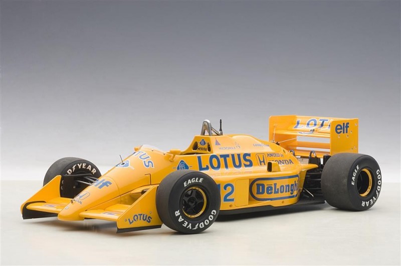 LOTUS 99T HONDA F1 JAPANESE GP 1987 A.SENNA #12 - Die-cast model - AutoArt  88727