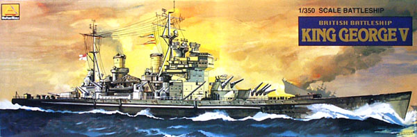 British Battleship HMS King George V WW2 Trumpeter 80605