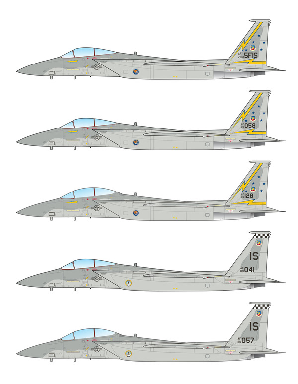 McDonnell F-15 'ADTAC Eagles' Decals Caracal Models -72126